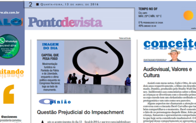 Artigo de Sid H. Riedel é publicado no jornal Alô Brasília