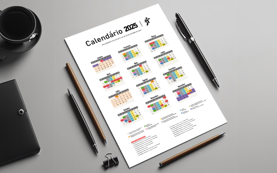 TST divulga calendário oficial de 2025