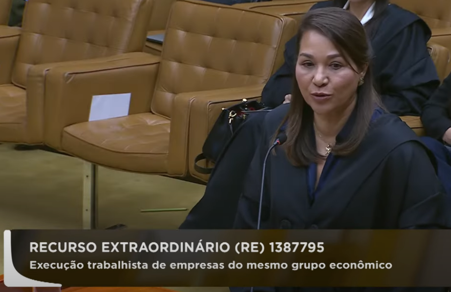 Advogada Rita de Cássia Vivas faz sustentação oral no STF em relação ao Tema 1.232 / RE 1387795